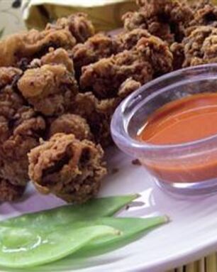 Куриная печенка во фритюре