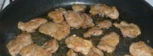 печень куриная, жаренная со сметаной. Шаг 4