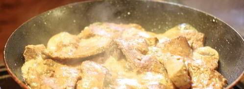 печень по-строгановски. Шаг 2