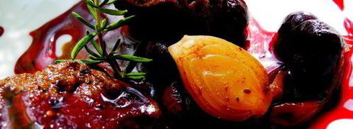 печень с вишней и розмарином. Шаг 3