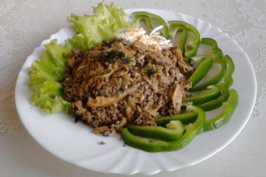 Рецепт печень тушеная с капустой