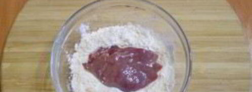 печень, тушеная в сметане. Шаг 2