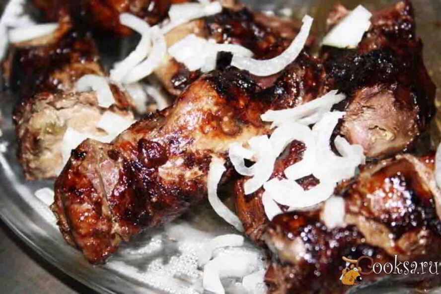 Рецепт печень в жировой сетке