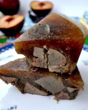 Печенка индейки в сливовой заливке