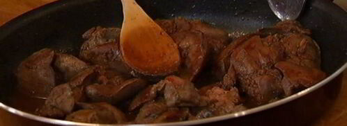 рубленая куриная печень. Шаг 3