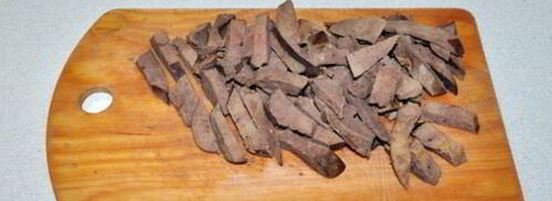 свиная печень в соусе. Шаг 4