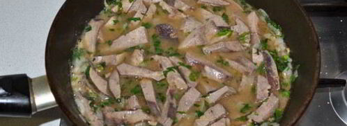 свиная печень в соусе. Шаг 6