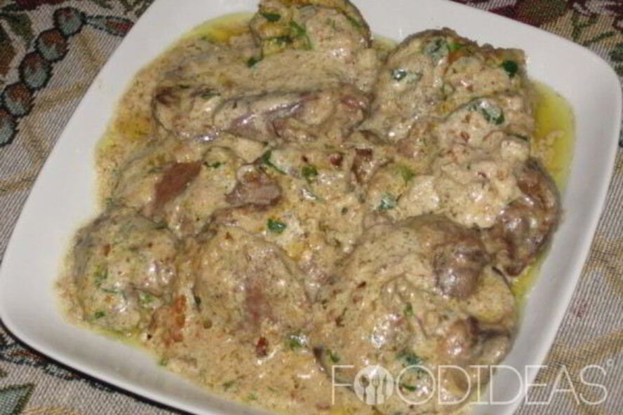 Рецепт тушеной говяжьей печени