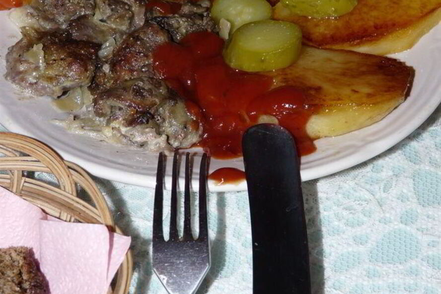 Рецепт запеченый картофель с печенью