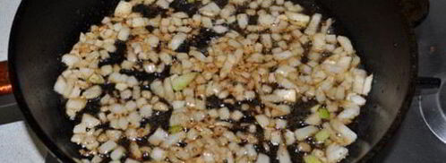 жареная печень с яблоками. Шаг 3