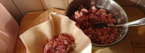 хинкали с минеральной водой. Шаг 8