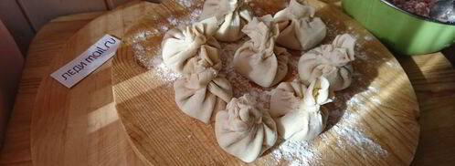 хинкали с минеральной водой. Шаг 9