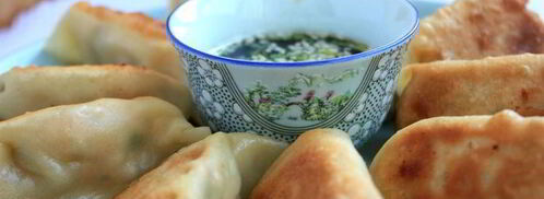 китайские жареные пельмени. Шаг 16