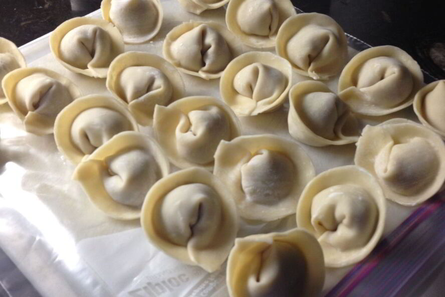 Рецепт пельмени c курицей и грибами