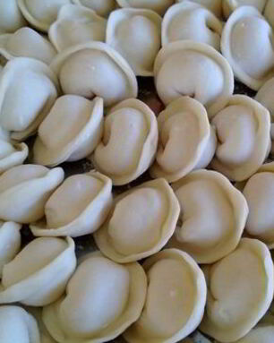 Пельмени из щуки с салом