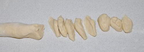 пельмени с фаршем и квашеной капустой. Шаг 3