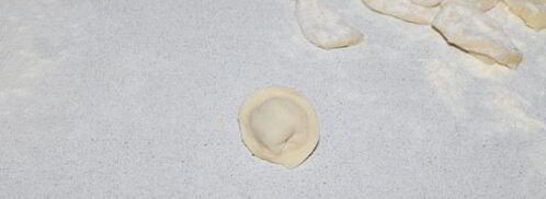 пельмени с фаршем и квашеной капустой. Шаг 8