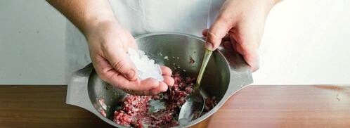 пельмени с говядиной и свининой. Шаг 3