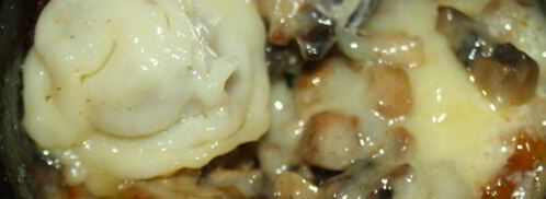 пельмени с грибами в горшочках. Шаг 4