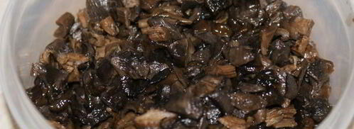 пельмени с сухими грибами и яйцом. Шаг 4