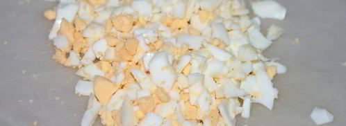 пельмени с сухими грибами и яйцом. Шаг 6