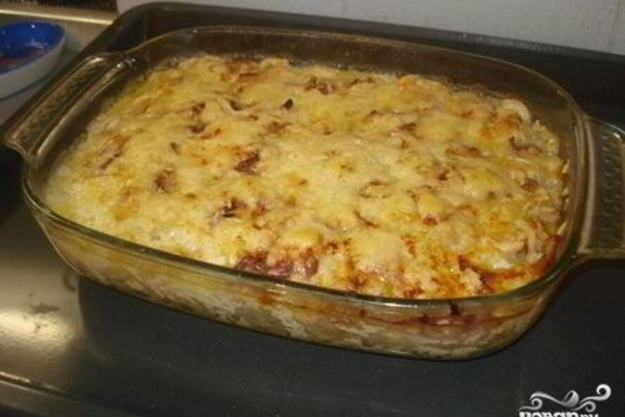 Рецепт пельмени, запеченные с сыром