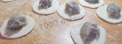 рыбные пельмени. Шаг 15