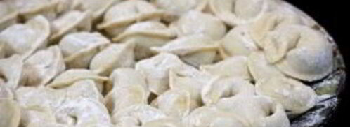 тесто на пельмени на молоке. Шаг 13