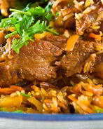 Ароматный плов из говядины