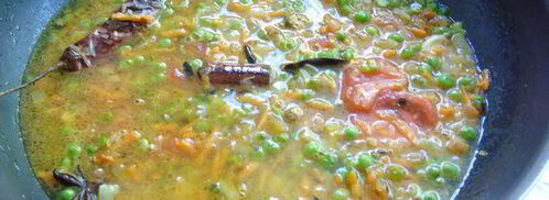 индийский овощной пряный плов. Шаг 6