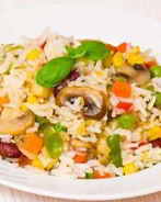 Легкий овощной плов