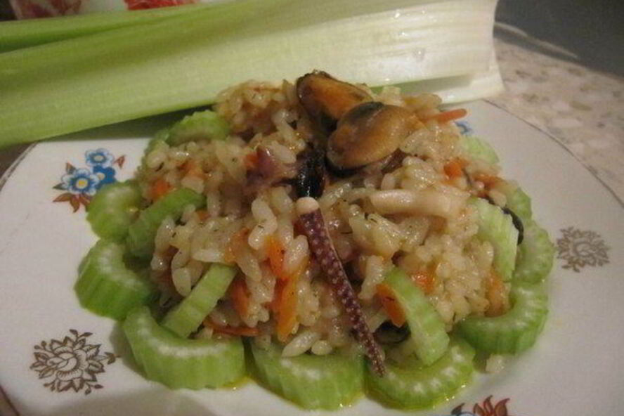 Рецепт паэлья с морепродуктами