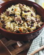 Плов из индейки с изюмом