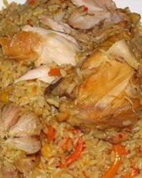 Плов из окорочков