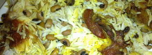 плов с фасолью черноглазка. Шаг 6