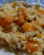 Плов с фисташками и абрикосами