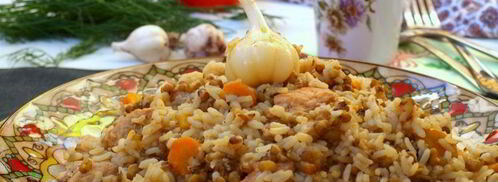 плов с индейкой и машем. Шаг 8