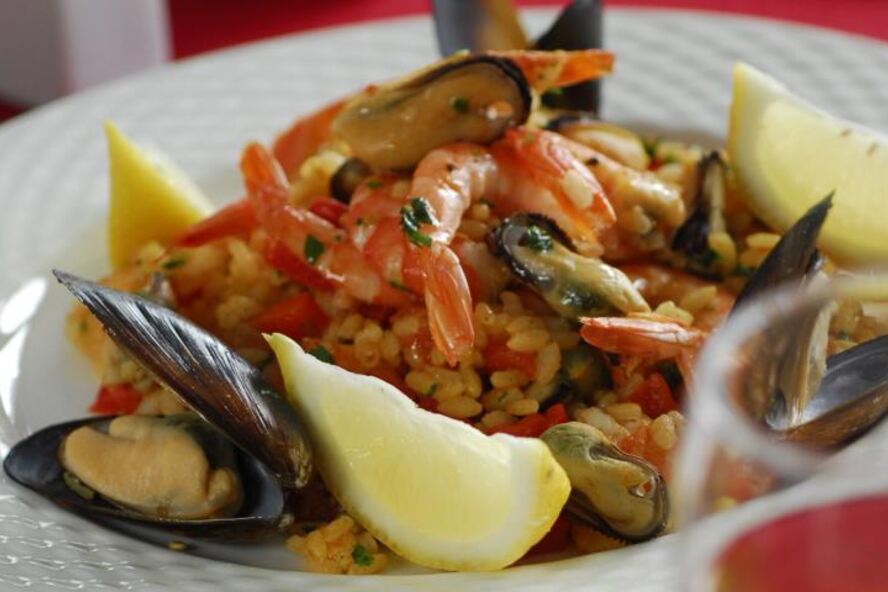 Рецепт плов с креветками и мидиями