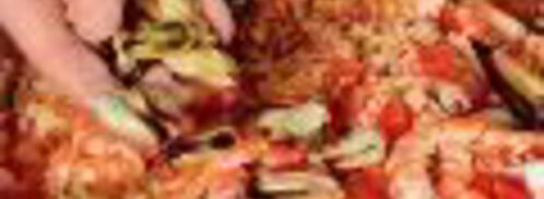 плов с креветками и мидиями. Шаг 4