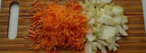 плов с курицей в булочке. Шаг 3