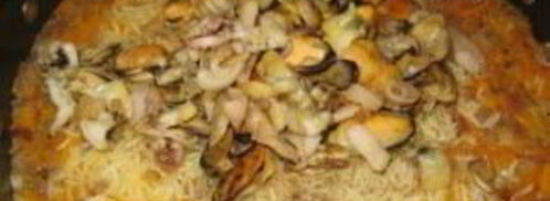 плов с морепродуктами. Шаг 5