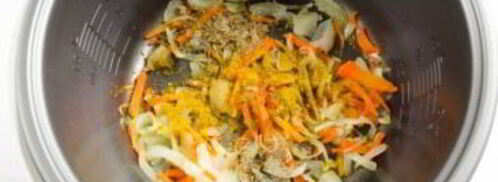 плов с нутом в мультиварке. Шаг 5