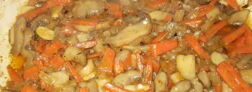 плов с шампиньонами. Шаг 4