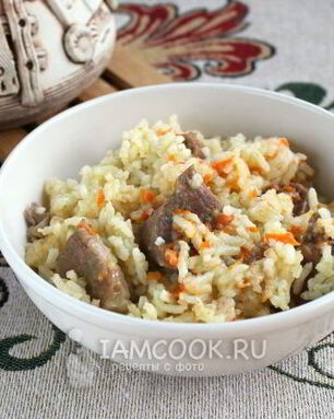 Плов со свининой в мультиварке