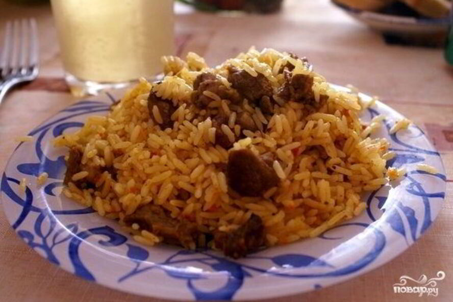 Рецепт плов в утятнице