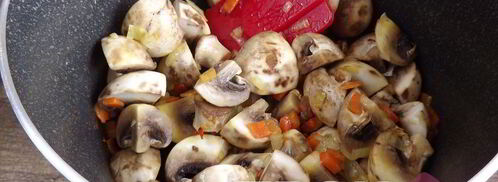 постный плов с грибами. Шаг 4