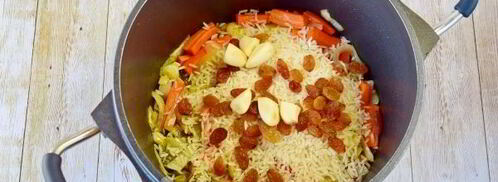 постный плов с овощами. Шаг 8