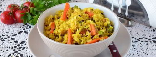 постный плов с овощами. Шаг 12