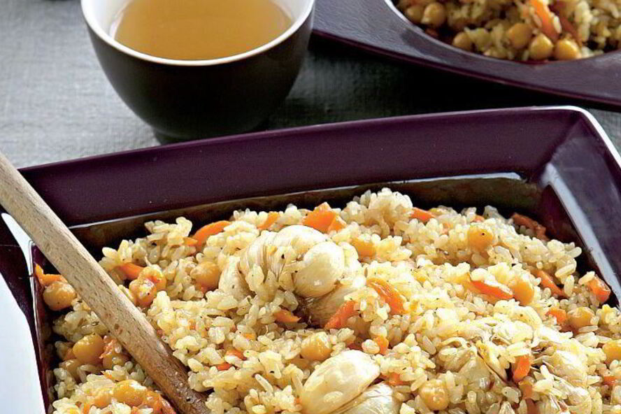 Рецепт вегетарианский плов с зирой