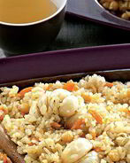 Вегетарианский плов с зирой